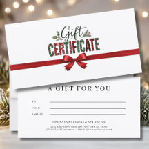 Kerstelijke Kerstboog Script Bedrijfs Certificaat