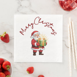 Kerstelijke kerstdinernapkin | Vakantiegerei Servet