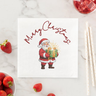 Kerstelijke kerstdinernapkin | Vakantiegerei Servet
