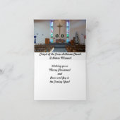 Kerstelijke kerstgroet feestdagen kaart (Binnen)