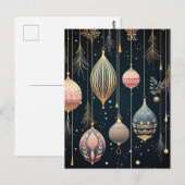 Kerstelijke kerstkaart briefkaart (Voorkant / Achterkant)