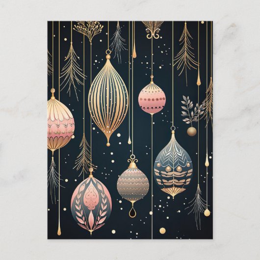 Kerstelijke kerstkaart briefkaart (Voorkant)