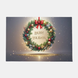 Kerstelijke Kerstkrans Vakantie Deurmat