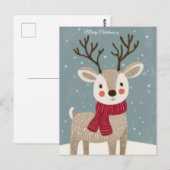 Kerstelijke Kerstslinger Groetkaart Briefkaart (Voorkant / Achterkant)
