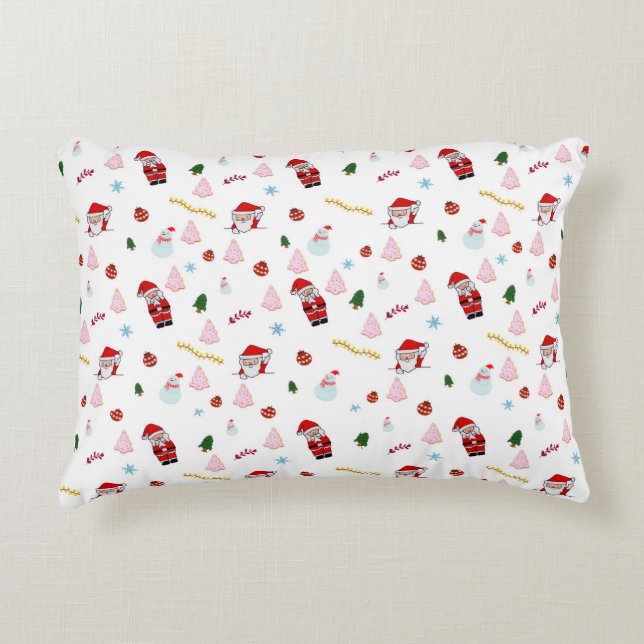 Kerstelijke Kussenhoes Kerst Accent Kussen (Voorkant)