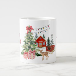 Kerstelijke Ochtendmok – Festive Kerst Koffie Grote Koffiekop