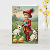 Kerstelijke Pasen Groetkaart Kaart (Gele Bloem)