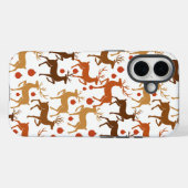 Kerstelijke Rendier Kerst iPhone Hoesje (Achterkant (horizontaal))