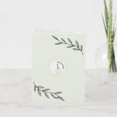 Kerstelijke Valentijnskaart Feestdagen Kaart (Achterkant)