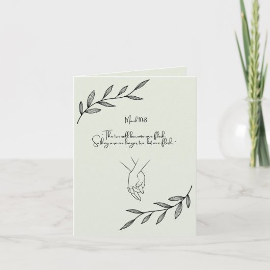 Kerstelijke Valentijnskaart Feestdagen Kaart (Voorkant)