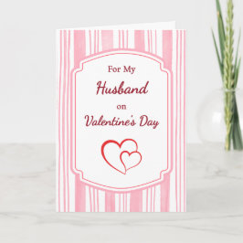 Kerstelijke Valentijnskaart voor echtgenoot Feestdagen Kaart