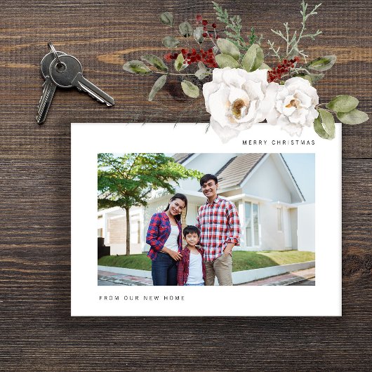 Kerstelijke verhuis aankondiging vanuit ons nieuwe