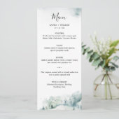 Kerstelijke winter diner bruiloft met rustieke den menu (Staand voorkant)