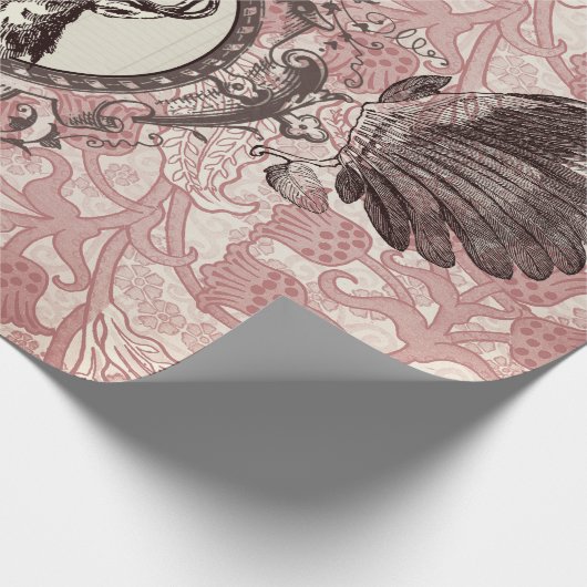 KerstElk decoupage Cadeaupapier (Hoek)