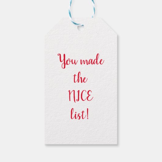 KerstElves Cadeaulabel (Achterkant)