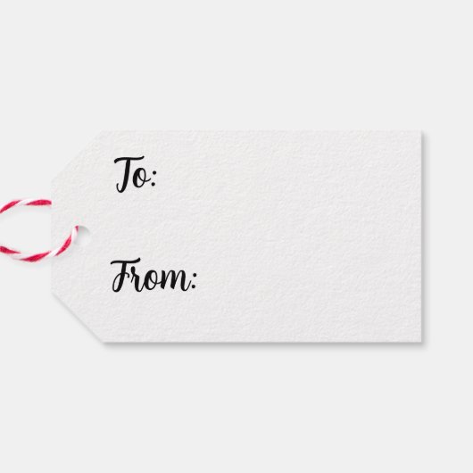 KerstElves Cadeaulabel (Achterkant Horizontaal)