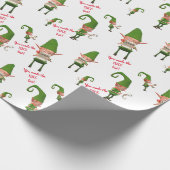 KerstElves Cadeaupapier (Hoek)