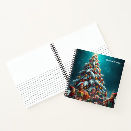 KerstElves Notitieboek (Binnen)
