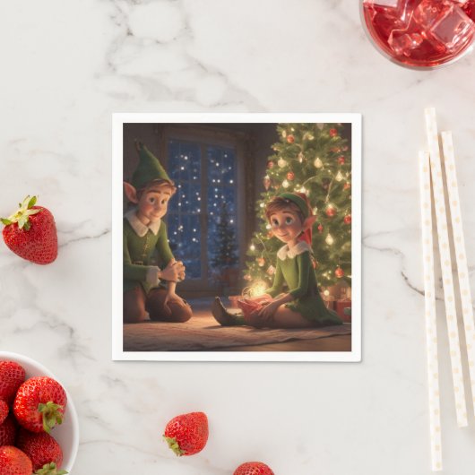 KerstElves Servet (Insitu)