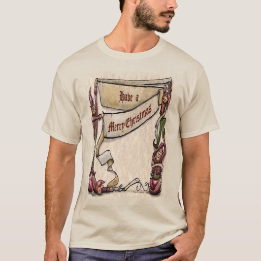 KerstElves T-shirt (Voorkant)