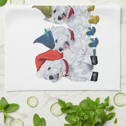 KerstElves Theedoek (Gevouwen)