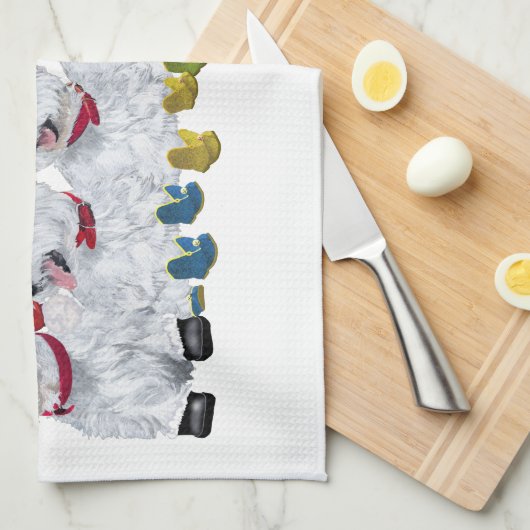 KerstElves Theedoek (Quarter Fold)