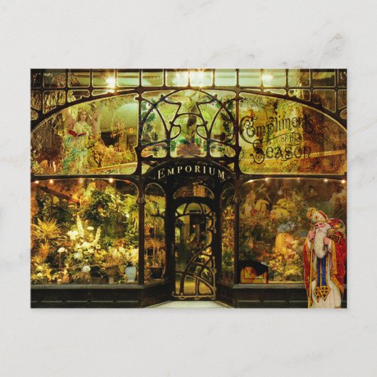 kerstemporium feestdagenkaart (Voorkant)