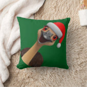Kerstemu van de Kerstman - Cute Christmas Emu Kussen (Deken)