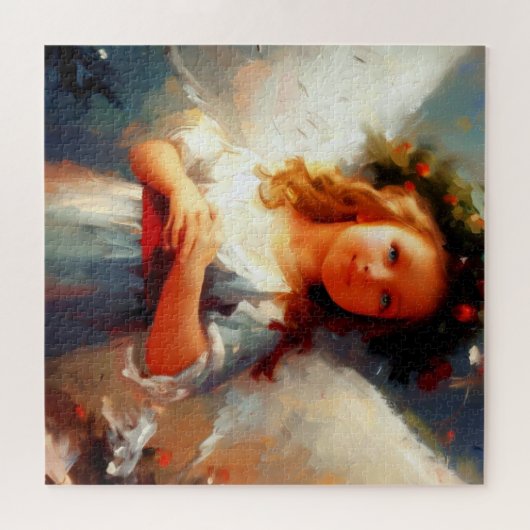 Kerstengel (1) legpuzzel (Horizontaal)