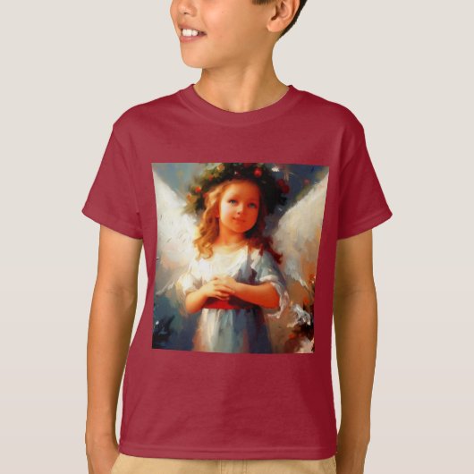 Kerstengel 1 t-shirt (Voorkant)
