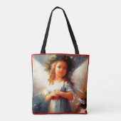 Kerstengel 1 tote bag (Achterkant)