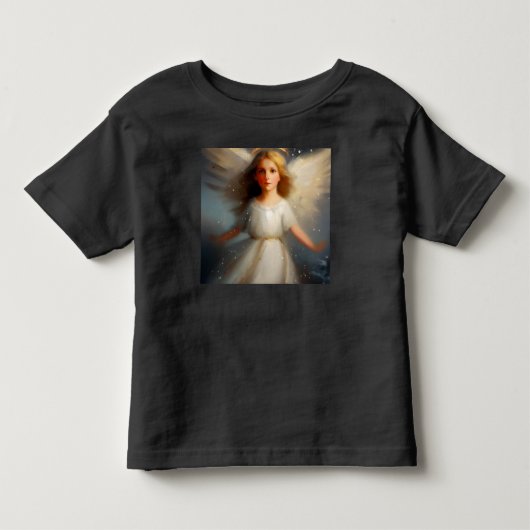 Kerstengel 2 kinder shirts (Voorkant)