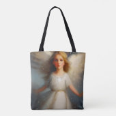 Kerstengel 2 tote bag (Achterkant)
