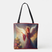 Kerstengel 3 tote bag (Achterkant)