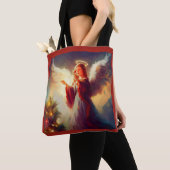 Kerstengel 3 tote bag (Dichtbij)