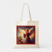 Kerstengel 3 tote bag (Achterkant)