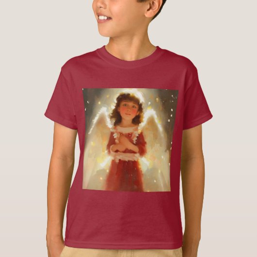 Kerstengel 4 t-shirt (Voorkant)