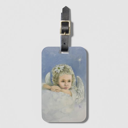 kerstengel bagagelabel (Voorkant (verticaal))