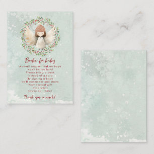 Kerstengel boeken voor baby aanvraag kaart