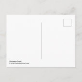 kerstengel briefkaart (Achterkant)