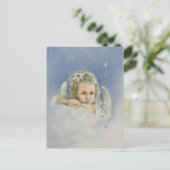 kerstengel briefkaart (Staand voorkant)