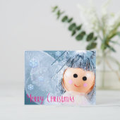 kerstengel briefkaart (Staand voorkant)