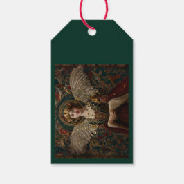 Kerstengel Cadeaulabel