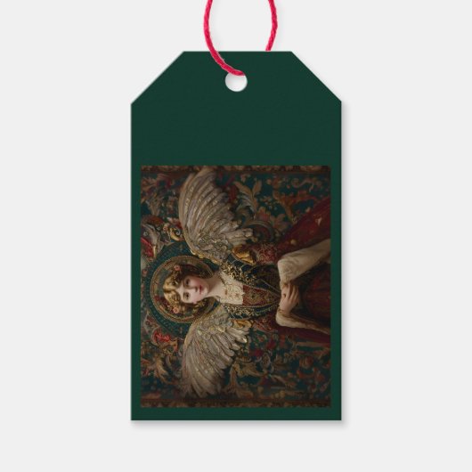 Kerstengel Cadeaulabel (Voorkant)