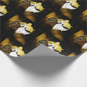 kerstengel cadeaupapier (Hoek)