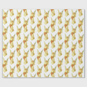 kerstengel cadeaupapier (Vlak)