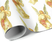 kerstengel cadeaupapier (Rol Hoek)