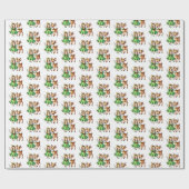 Kerstengel Cadeaupapier (Vlak)