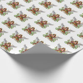 Kerstengel Cadeaupapier (Hoek)