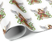 Kerstengel Cadeaupapier (Rol Hoek)